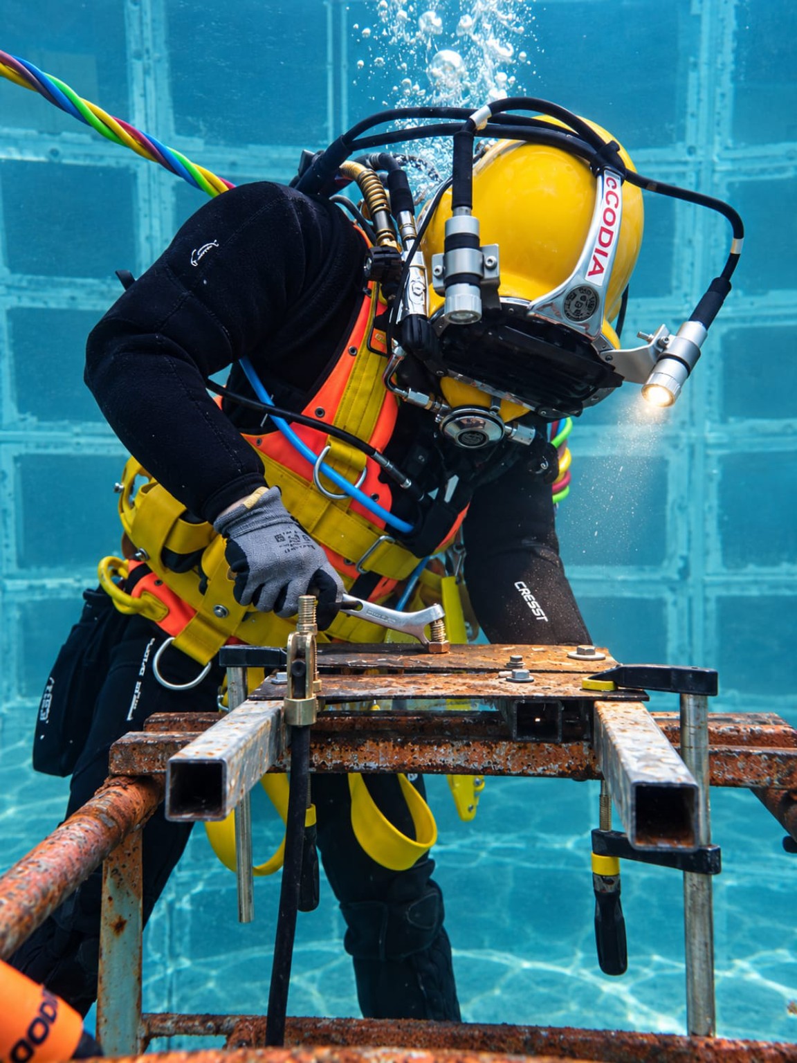 IDSA Level 1 – εξάσκηση σε υποβρύχια κατασκευή